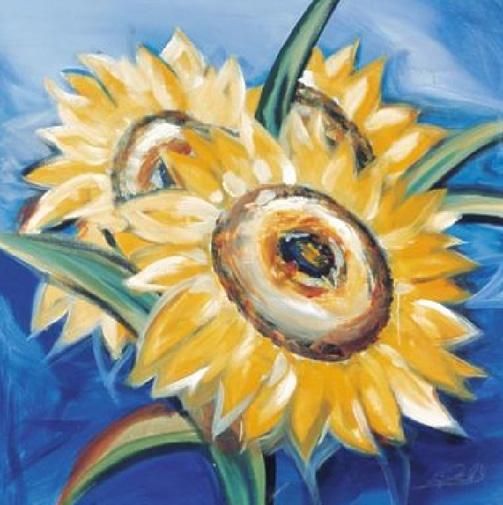 Alfred Gockel Bold Sunflowers